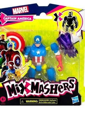 Marvel MixMashers Captain America Custom Avengers Mix-and-Match Action Figure